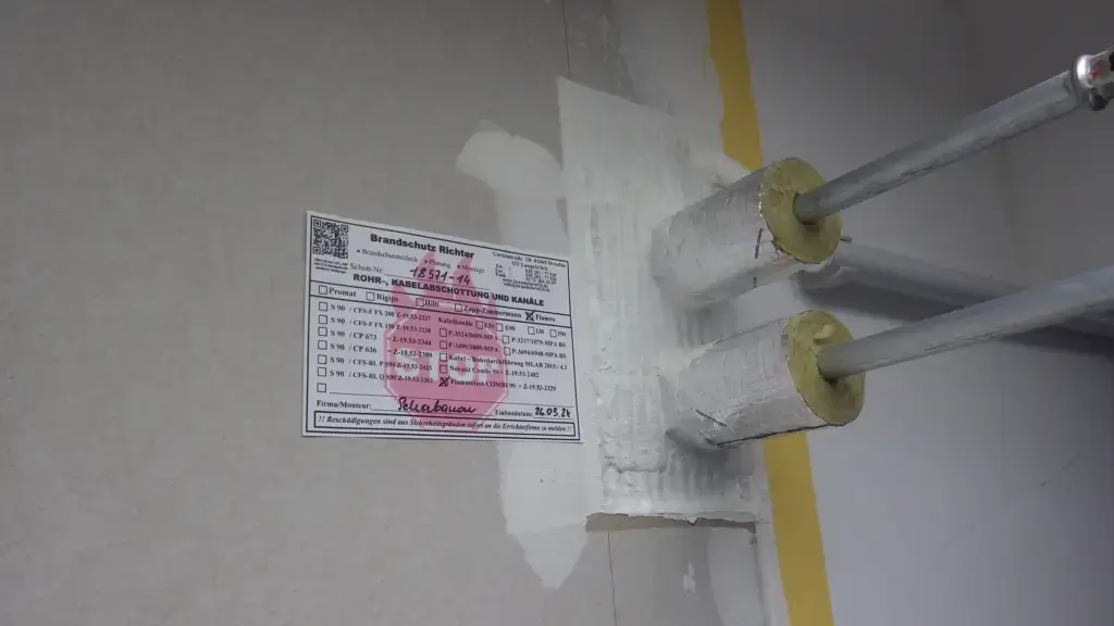 Sicher Kabel und Rohre abschotten mit Brandschutz Richter!